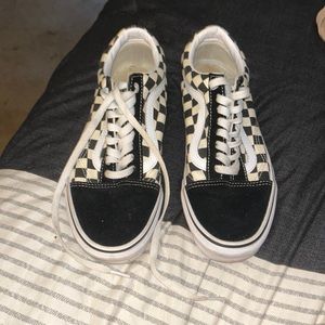 Old Skool Primary Checkerboard Vans